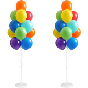 Balloon Column Kit for Floor-Balloon Columns with Stand, Base and Pole,Balloon Tower Backdrop Decoration for Wedding, Baby Shower, Birthday Party, or Bachelorette Parties (MULTICOLOR)