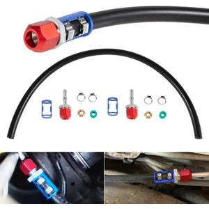 800-671 A/C Line Splice Kit for 3/8 Line With No.6 Hose, A/C Air Conditioning Repair Splice Connector, Universal Fit For 3/8'' Hose to Hard Lines Repair