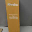 Riveira Brown Bamboo Wooden Cooking Utensils Set of 6 Natural Bamboo Wooden Spoons, Spatula, Non-Toxic, Heat-Resistant, Eco-Friendly