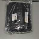 Hleelomi 5 Pack 40-inch Suit Bag Garment Bag for Travel and Storage, Garment Bags for Hanging Clothes with Zipper and Visible Transparent Window, Black