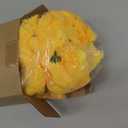 30 Pcs Artificial Marigold Flowers,3.54" Silk Marigold Flower Heads with Stems,Orange Flowers Artificial for Diwali Decor,Indian Wedding,Home,DIY Wreath Garland,Day of The Dead Decorations