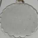 Mud Pie Scalloped Marble Board, 17"L x 13"W