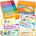 Word Family Build Book Phonics Flash Cards, 30 Read and Rhyme Flip Books, Sight Words Flash Cards Kindergarten, Learn to Read Flip Books for Kids Homeschool Preschool Classroom Must Haves