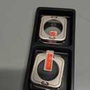 Amizee 2 in 1 Case [2-Pack] Compatible with Apple Watch Series 9 Series 8 Series 7 45mm with Built-in Screen Protector, Straight Edge Hard PC Full Body Protective Cover for iWatch 45mm, Starlight