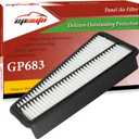 EPAuto GP683 (17801-0P010 / CA9683) V6 Engine Air Filter Replacement for Toyota V6 4Runner (2003-2009), FJ Cruiser (2007-2009), Tacoma (2005-2015), Tundra (2005-2010)