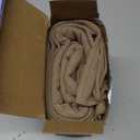 MIULEE Euro Sham Pillow Covers for Bed 26x26, 2 Pack Coco Brown Thick & Textured Decorative Throw Pillow Covers, Neutral Linen Cushion Cases, Modern Farmhouse Home Decor, No Filling