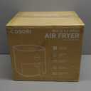 COSORI Air Fryer Pro 9-in-1, Compact 5QT, 450: Half Time & Chef-Grade Cook, One-Wipe Clean Glass Panel, 130+ In-App Recipes with Nutritional Info, Nonstick & Dishwasher-Safe Basket, Ceramic, Gray