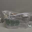 HIPHOP PANDA 2-Pack Diaper Caddy Organizer - Nursery Storage Bin & Car Organizer for Diapers, Wipes, and Baby Essentials - Dual-Color Solid Set (Grey/Oatmeal), Regular Size