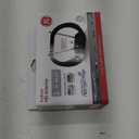 GE Modern Loop Rabbit Ears Indoor TV Antenna, 15 inch Extendable Dipoles, 4K 1080P VHF UHF, Tabletop Antenna, Digital HDTV Antenna, Smart TV Compatible, 4ft Coaxial Cable, Black, 33675
