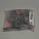 Lilosy Sexy Floral Embroidery Mesh Sheer Underwire Push Up Garter Belt Lingerie Set Women See Through Bra Panty 3 Piece Black X-Large