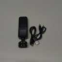 4K WiFi Action Camera with 180° Rotating Lens and LED Light, 40MP Ultra HD, 135° Wide Angle, APP Control Water Proof Handheld Camera for Outdoor Sports, 1000mAh Long Battery