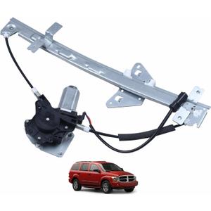 SHOWSEN fit 00-04 Dodge Dakota Quad/Crew Cab Only 98-03 Durango Rear Passenger (Right) Side Power Window Regulator w/ Motor