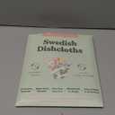 Miss Adola 6 Pack Swedish Dishcloths for Kitchen - Reusable Dish Cloths for Washing Dishes Absorbent Cute Funny Kitchen Towels Cleaning Sponge, Floral Cat