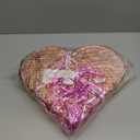 Sparkle and Bash Mini Pull String Heart Pinata - 15.7 x 13 x 3 In, Rose Gold - Valentines Day Pinata for Birthday Party Decor, & Effortless String Pull Surprise