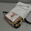 Momcozy Baby Wrap Carrier - Easy to Wear Infant Carrier Slings, Lightweight Hands Free Baby Sling, Adjustable Baby Carriers for Newborn to Toddler 8-35 lbs, Baby Wraps Carrier, Light Curry