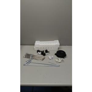 2 Tier Multifunctional Shelf White