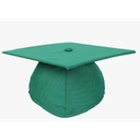 Unisex Adult Matte Graduation Cap with Tassel Year Charm 2025 Pack of 2