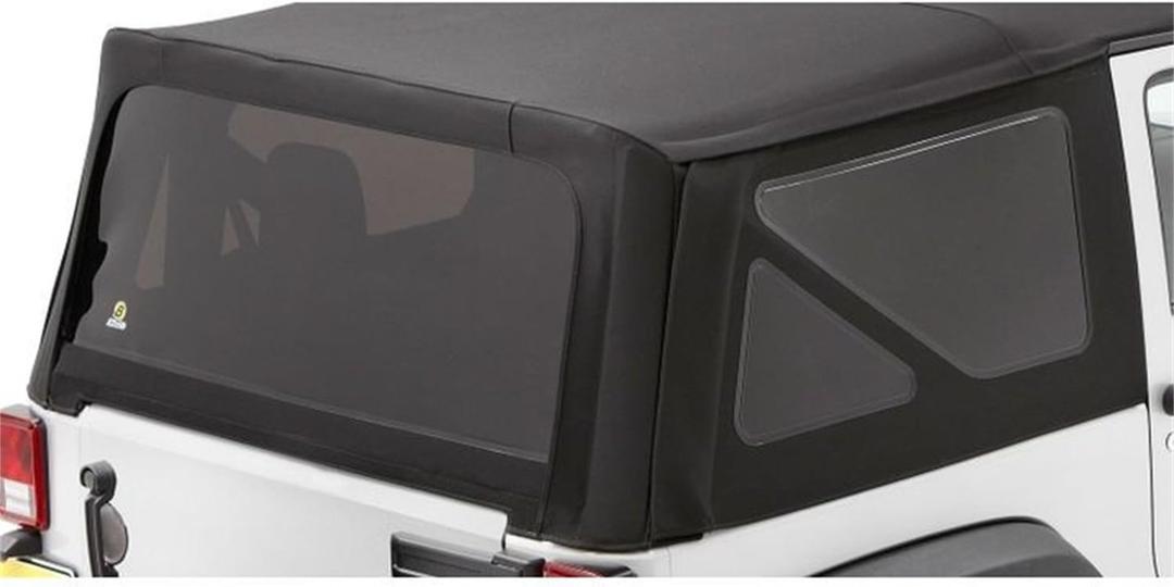 Bestop Window Set 5812935 for Jeep Wrangler JK 2-Door 2007-2010
Fits Jeep Wrangler JK, 2-Door, 2007-2010, Black Diamond, Fits Sailcloth Replace-A-Top 79136, 79142
