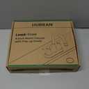 Bathroom Faucets for Sink 3 Hole, Hurran 4 inch Matte Black with Pop-up Drain and 2 Supply Hoses, Stainless Steel Lead-Free 2-Handle Centerset Faucet for Sink Vanity