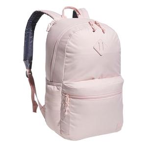 adidas 3-Stripe Classic Backpack for Men and Women, Bag with Laptop Sleeve, Sandy Pink/Onix Grey/5.0, One Size