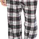 Ashford & Brooks Women's Super Soft Flannel Plaid Pajama Sleep Pants (M)