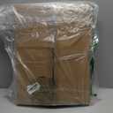 Wooden Key Rack with Mirror, Shelf and 4 Key Hooks for Rustic Entrances, Hallways, Living Rooms and Bedrooms - 16"x12" (Oak Color)