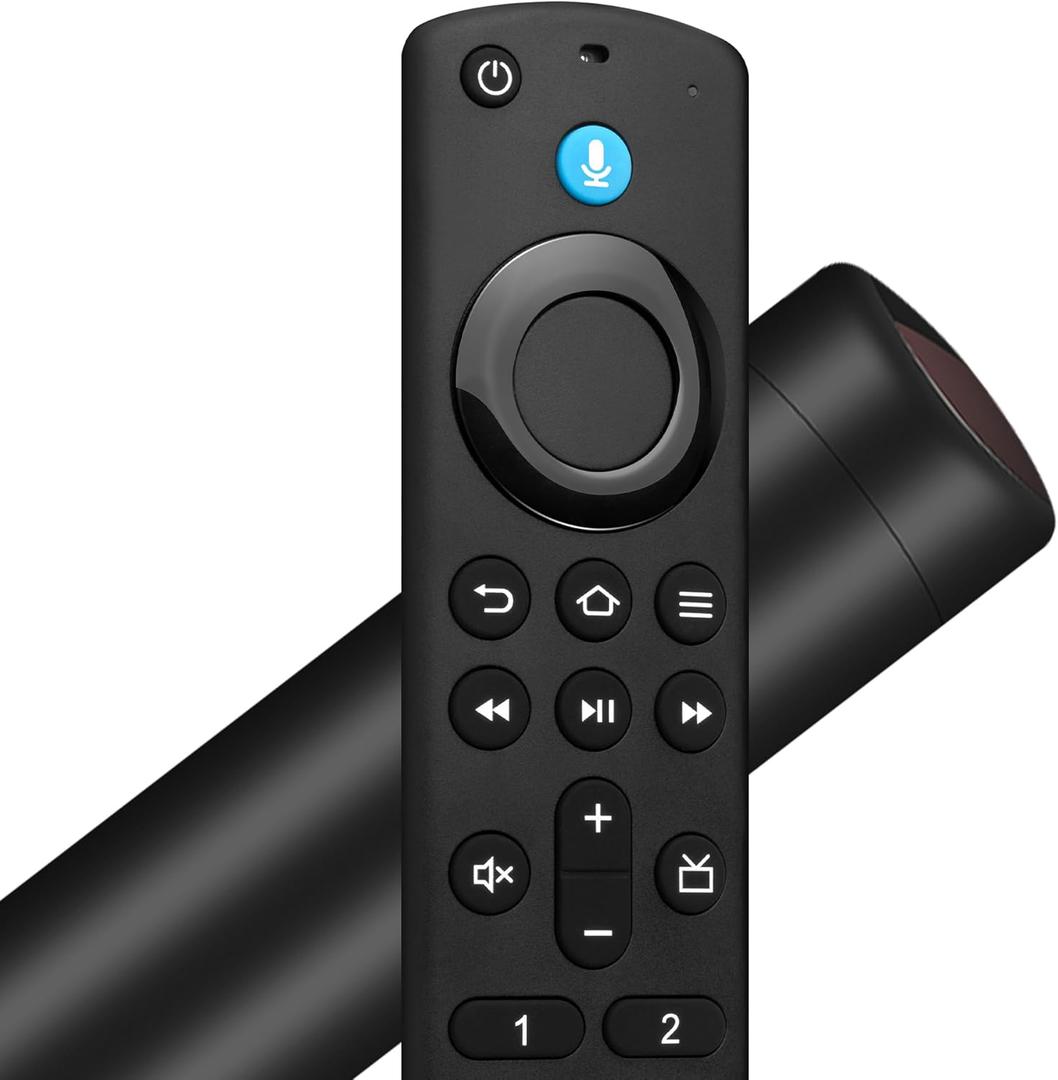 Replacement-Remote-Control for Smart TV Stick(4K/4K Max/Lite), TV Cube(1st / 2nd / 3rd Gen) and Compatible with All Toshiba/Insignia/Pioneer Smart TVs