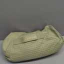 Duvet Cover Set King Size (104 X 90 Inches) 3 Pieces,Super Soft Yellow Knitted Waffle Texture and Washed Microfiber Quilt Cover,with Zipper Corner Ties (Dark Green, Queen(90''x90''))