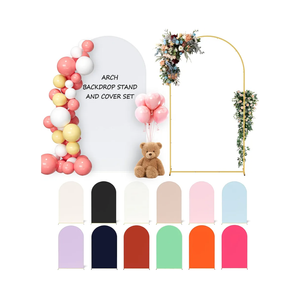 Balloon Party Arch1,8 ×0,8m Metal Photo Balloon Arch Backdrop Stand for Wedding Birthday Party Baby Shower Ceremony Graduation Decoration, Gold