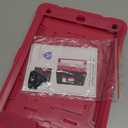 CCMAO Case for iPad 6th Generation/ipad 5th Generation/iPad 9.7 Inch (2018/2017 Model), iPad Air 2 Case, Hybrid Shockproof Rugged Protective Cover with Kickstand for Women, Rose Red