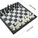 Magnetic Travel Chess Set 9.84 Inches with Folding Chess Board Educational Toys for Kids and Adults, 2 Players