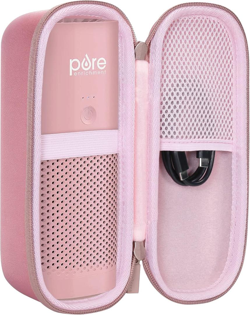 co2CREA Hard Case compatible with Pure Enrichment PureZone Mini Portable Air Purifier (Blush Case)