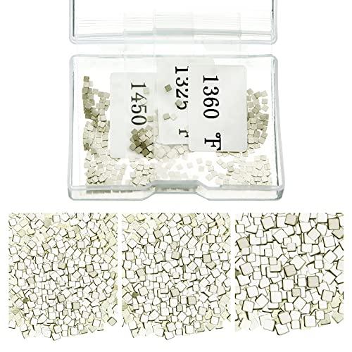 About 500 Pcs 4.5 Grams Silver Solder Jewelry Precut Chips Solder Ultra Tiny Medium Density Easy Bond for Jewelry 2 x 2 mm (E, M, H)