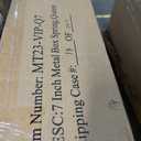 7 Inch Queen Metal Box Spring with Round Corners, 3000 LBS Heavy Duty