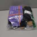 LINEMIN Wool Socks for Women Winter Warm Hiking Thick Warm Cozy Boot Crew Gift Socks 5 Pairs (Black)