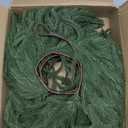 9FT Real Touch Norfolk Pine Garland with 120 Branches, Extra Full Artificial Christmas Garland Greenery, Soft Faux Winter Pine Garland for Fireplace Mantle Table Indoor Outdoor Christmas Decor