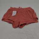 PERSIT Women ‘s 2 in 1 Quick Dry Running Athletic Drawstring High Waisted Shorts, Size L