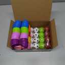 Shemira 24 Pack Easter Eggs Filled with Spinning Balls, Easter Basket Stuffers Fillers for Kids, Easter Eggs with Toys, Easter Egg Hunt, Easter Party Favors, Easter Classroom Prize Gifts for Kids