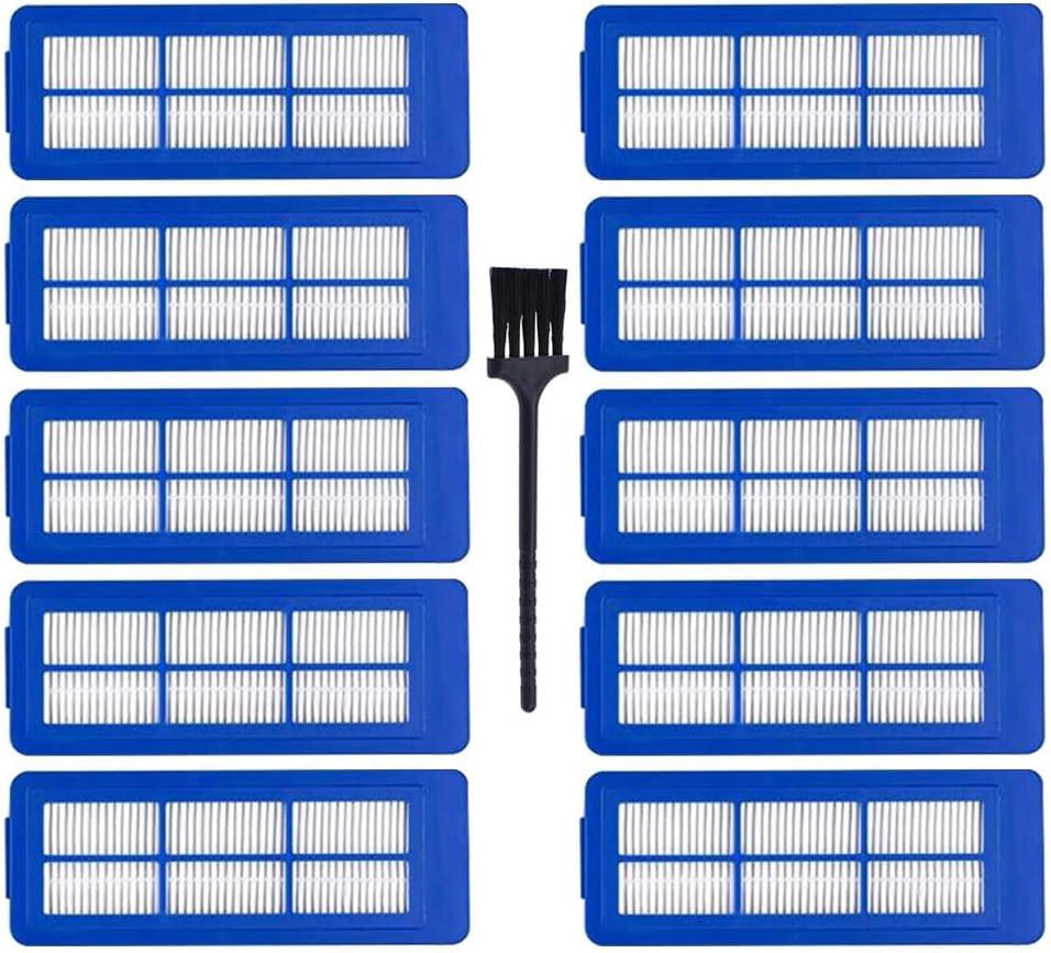 Neutop Replacement Filters Compatible with eufy Robovac 11S Max, 15C Max, G30, G30 Edge/Hybrid/Verge, G10, G20, Robot Vacuums Accessories with Cleaning Brush