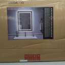 LOAAO 35.4"x29.9" LED Mirror for Bathroom, Lighted Bathroom Mirror with Lights, Anti-Fog, Dimmable, Memory Function, Clear Reflection