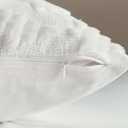 HAUSSY Christmas Throw Pillow Covers 18x18 Set of 2, Decorative Tree Pillow Cases,Soft Faux Fur Winter Cushion Case for Xmas Home Decor,Couch Bed, Living Room,White