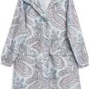 Vera Bradley Women's Packable Water Resistant Raincoat (Extended Size Range) (3X-Large)