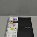 Five Star Spiral Notebook + Study App, 5 Subject, College Ruled Paper, 8-1/2" x 11", 200 Sheets, Fights Ink Bleed, Water Resistant Cover, Black (72081)