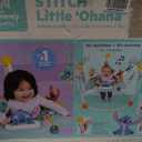 Bright Starts Disney Stitch Little Ohana Baby Activity Jumper with Interactive Toys, Lights & Music with Stitch, Angel & Scrump, 6-12 Months (Blue)