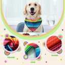 Saintrygo 4 Pcs Dog Sombrero Hat Set for Cinco De Mayo, Pet Mexican Costume with Bandana Scarf and Wooden Maracas, Fiesta Party Accessories for Dogs and Cats