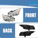 LABLT Headlight Headlamp Assembly Halogen Replacement for Regal 2011 2012 2013 Driver Side Left LH Passenger Side Right RH Replacement for GM2502353 GM2503353