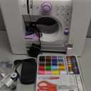 Sewing Machine for Beginners & Kids, Mini Portable Sewing Machines with 12 Built-in Stitch Patterns, 2-Speed Foot Pedal, Perfect for Teaching Daughter Granddaughter to Sew(with 27 Pieces Sewing Kit)