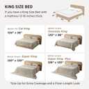 Bedsure Oversized King Comforter Set, Prewashed Bedding White