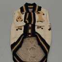 ABRRLO Small Dog Sweaters Cute Bear Dog Cardigans Clothes for Small Medium Dogs Boy Girl Puppy Cat Knitting Cardigan Outfits Dogs Autumn Coats Warm Pet Doggy Clothes Soft Knitwear Apparel (Beige,M)