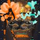 Hoshin Masquerade Mask, Mardi Gras Deecorations Venetian Masks for Womens